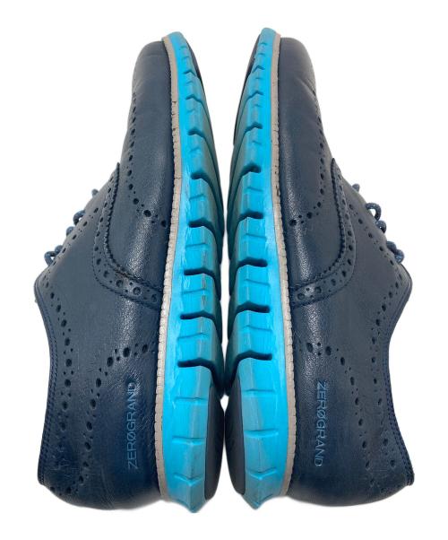 COLE HAAN（コールハーン）COLE HAAN (コールハーン) ゼログランド ウィングチップ オックスフォード ネイビー サイズ:11Wの古着・服飾アイテム