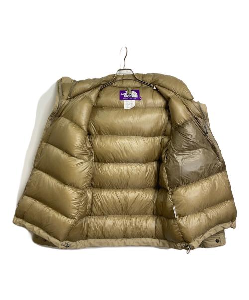 THE NORTHFACE PURPLELABEL（ザ・ノースフェイス パープルレーベル）THE NORTHFACE PURPLELABEL (ザ・ノースフェイス パープルレーベル) ダウンジャケット 65 35MOUNTAIN SHORT アウター　スポーツ　アウトドア ベージュ サイズ:Mの古着・服飾アイテム