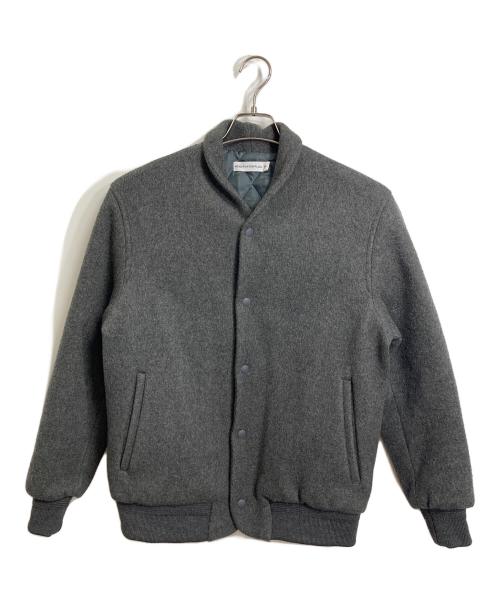 HEAD PORTER（ヘッドポーター）HEAD PORTER (ヘッドポーター) ブルゾン　ウールブルゾン　アウター　日本製 グレー サイズ:Mの古着・服飾アイテム