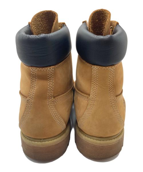 Timberland（ティンバーランド）Timberland (ティンバーランド) 6インチブーツ　レースアップブーツ　イエローブーツ　イエローヌバック ブラウン サイズ:9 1/2Wの古着・服飾アイテム