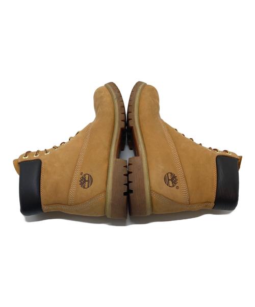 Timberland（ティンバーランド）Timberland (ティンバーランド) 6インチブーツ　レースアップブーツ　イエローブーツ　イエローヌバック ブラウン サイズ:9 1/2Wの古着・服飾アイテム