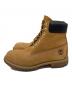 Timberland (ティンバーランド) 6インチブーツ　レースアップブーツ　イエローブーツ　イエローヌバック ブラウン サイズ:9 1/2W：7000円
