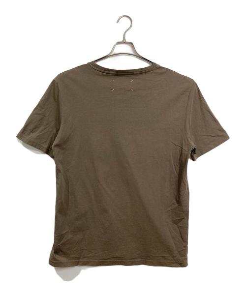 MARTIN MARGIELA（マルタン・マルジェラ）Martin Margiela (マルタン・マルジェラ) クルーネック プレーン Tシャツ　半袖カットソー　Tシャツ　Tee オリーブ サイズ:52の古着・服飾アイテム