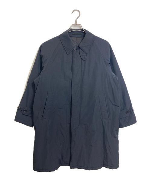 STEVEN ALAN（スティーブンアラン）STEVEN ALAN (スティーブンアラン) 中綿コート NYLON PADDED BAL COLLAR COAT  バルカラーコート　ロングコート　アウター　ライトアウター ネイビー サイズ:Sの古着・服飾アイテム