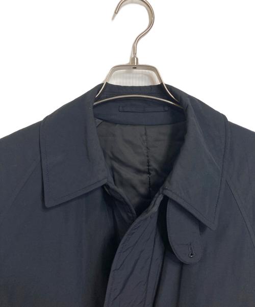 STEVEN ALAN（スティーブンアラン）STEVEN ALAN (スティーブンアラン) 中綿コート NYLON PADDED BAL COLLAR COAT  バルカラーコート　ロングコート　アウター　ライトアウター ネイビー サイズ:Sの古着・服飾アイテム