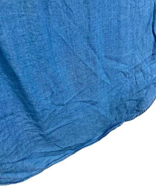 RALPH LAUREN（ラルフローレン）RALPH LAUREN (ラルフローレン) 半袖シャツ　インディゴシャツ　ワンポイント刺繍 ネイビー サイズ:XXLの古着・服飾アイテム