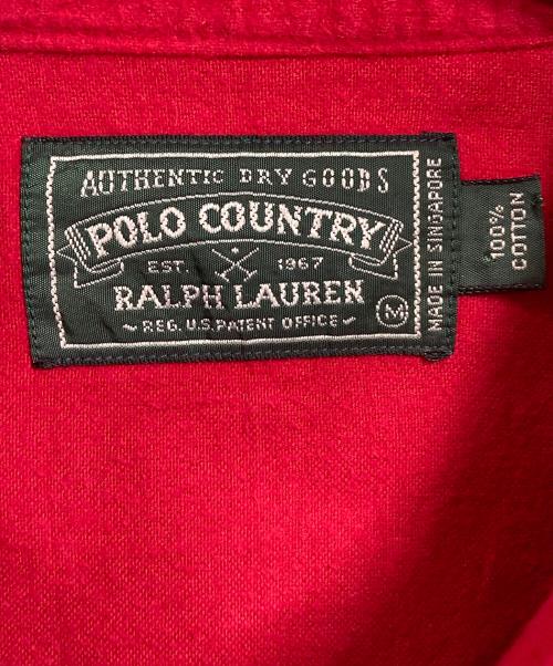 POLO COUNTRY（ポロカントリー）POLO COUNTRY (ポロカントリー) 【古着】90’S ネルシャツ　長袖シャツ　90年代 レッド サイズ:Mの古着・服飾アイテム