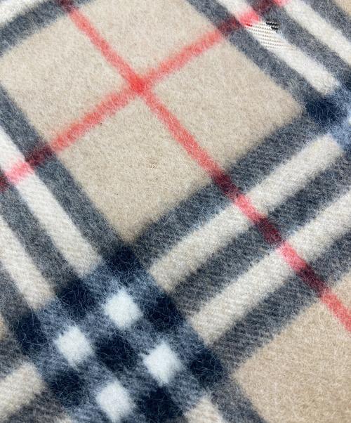 Burberry's（バーバリーズ）Burberry's (バーバリーズ) ノバチェックカシミヤマフラー　マフラー　チェック　 ベージュ サイズ:実寸参照の古着・服飾アイテム