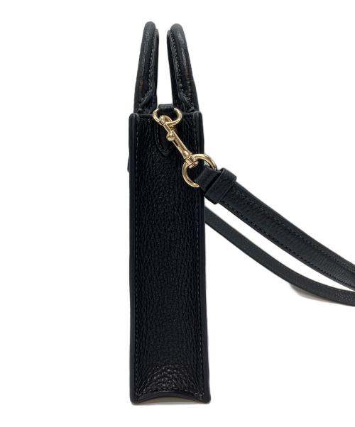 COACH（コーチ）COACH (コーチ) ノース サウス ミニ トート　レザーバッグ　ショルダーバッグ ブラック サイズ:実寸参照の古着・服飾アイテム