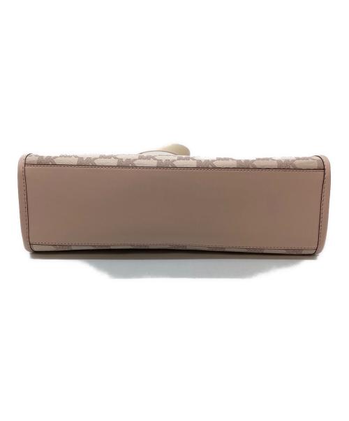 MICHAEL KORS（マイケル・コース）MICHAEL KORS (マイケル・コース) MIRELLA EW トート ミディアム　2WAYバッグ　トートバッグ　ショルダーバッグ ピンク サイズ:実寸参照の古着・服飾アイテム
