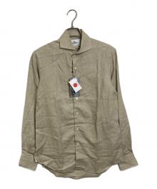 GALLIPOLI（ガリポリ）の古着「リネンシャツ」｜ベージュ