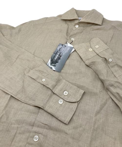 GALLIPOLI（ガリポリ）GALLIPOLI (ガリポリ) リネンシャツ ベージュ サイズ:46 未使用品の古着・服飾アイテム