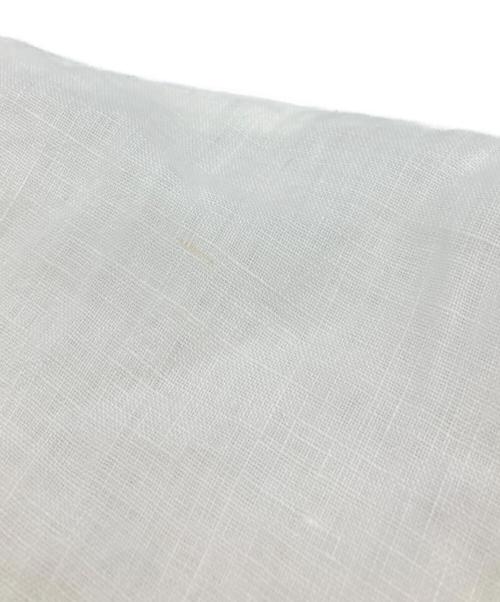 BROCANTE（ブロカント）BROCANTE (ブロカント) リネンキャンバス カルディガンシャツ ホワイト サイズ:2の古着・服飾アイテム