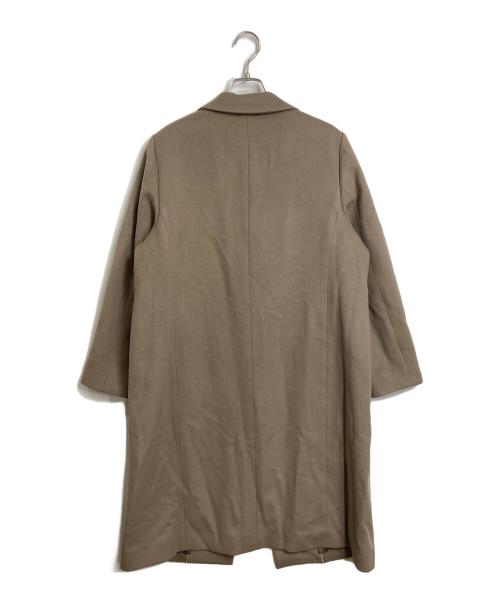 INDIVI（インディヴィ）INDIVI (インディヴィ) ウール100%チェスターコート ベージュ サイズ:15の古着・服飾アイテム