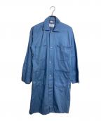 DICKSONディクソン）の古着「【古着】80’Sキャンバス ワーク ショップコート　アウター　ライトアウター　80年代」｜ネイビー