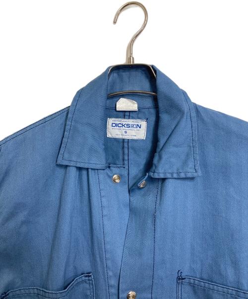 DICKSON（ディクソン）DICKSON (ディクソン) 【古着】80’Sキャンバス ワーク ショップコート　アウター　ライトアウター　80年代 ネイビー サイズ:Sの古着・服飾アイテム