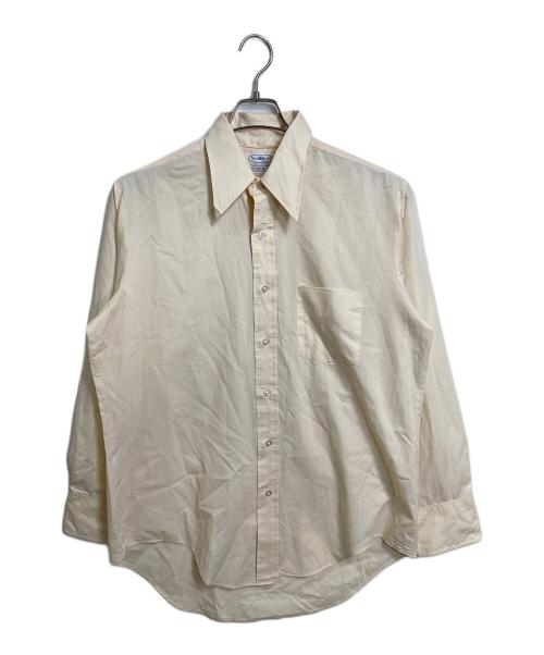 TOWN CRAFT（タウンクラフト）TOWN CRAFT (タウンクラフト) 【古着】70’Sヴィンテージシャツ　長袖シャツ　70年代 アイボリー サイズ:実寸参照の古着・服飾アイテム