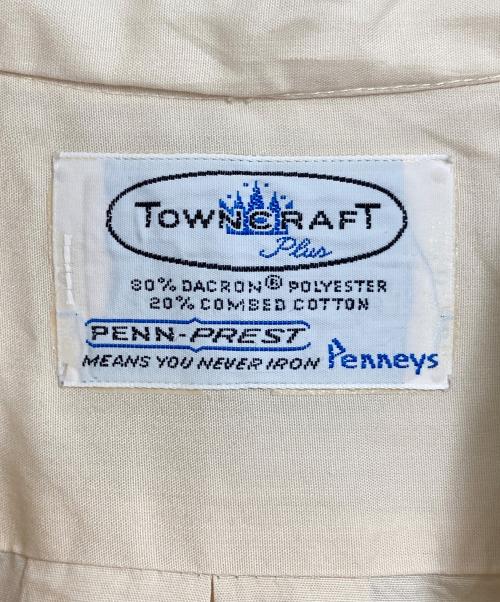 TOWN CRAFT（タウンクラフト）TOWN CRAFT (タウンクラフト) 【古着】70’Sヴィンテージシャツ　長袖シャツ　70年代 アイボリー サイズ:実寸参照の古着・服飾アイテム