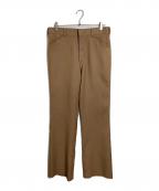 J.C.PENNYジェーシーペニー）の古着「【古着】70’Sフレアスラックス　70年代　タロンジップ 黒タグ」｜ベージュ