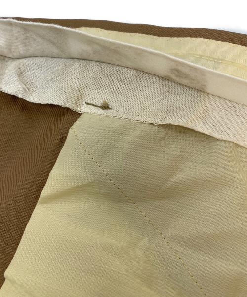 J.C.PENNY（ジェーシーペニー）J.C.PENNY (ジェーシーペニー) 【古着】70’Sフレアスラックス　70年代　タロンジップ 黒タグ ベージュ サイズ:実寸参照の古着・服飾アイテム