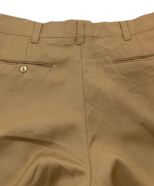 J.C.PENNY（ジェーシーペニー）J.C.PENNY (ジェーシーペニー) 【古着】70’Sフレアスラックス　70年代　タロンジップ 黒タグ ベージュ サイズ:実寸参照の古着・服飾アイテム