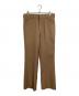 J.C.PENNY（ジェーシーペニー）の古着「【古着】70’Sフレアスラックス　70年代　タロンジップ 黒タグ」｜ベージュ