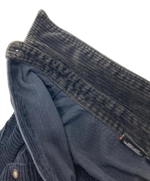 DISNEY（ディズニー）Disney (ディズニー) 【古着】90’Sコーデュロイシャツ　長袖シャツ　ミッキー　プルート　90年代 ネイビー×ブラック サイズ:XLの古着・服飾アイテム