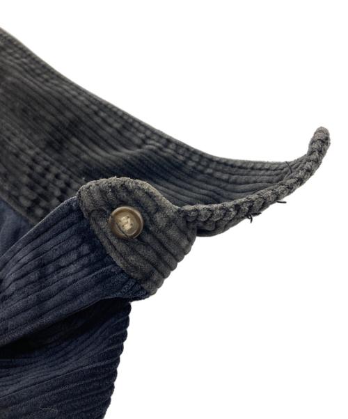 DISNEY（ディズニー）Disney (ディズニー) 【古着】90’Sコーデュロイシャツ　長袖シャツ　ミッキー　プルート　90年代 ネイビー×ブラック サイズ:XLの古着・服飾アイテム