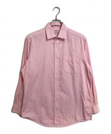 BROOKS BROTHERS（ブルックスブラザーズ）の古着「【古着】80’Sストライプシャツ　長袖シャツ　80年代　香港製」｜ピンク