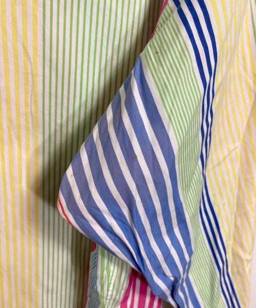 POLO RALPH LAUREN（ポロ・ラルフローレン）POLO RALPH LAUREN (ポロ・ラルフローレン) クレイジーストライプシャツ　長袖シャツ　ストライプ　総柄 マルチカラー サイズ:XLの古着・服飾アイテム