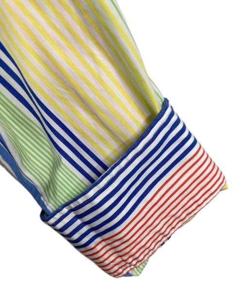 POLO RALPH LAUREN（ポロ・ラルフローレン）POLO RALPH LAUREN (ポロ・ラルフローレン) クレイジーストライプシャツ　長袖シャツ　ストライプ　総柄 マルチカラー サイズ:XLの古着・服飾アイテム