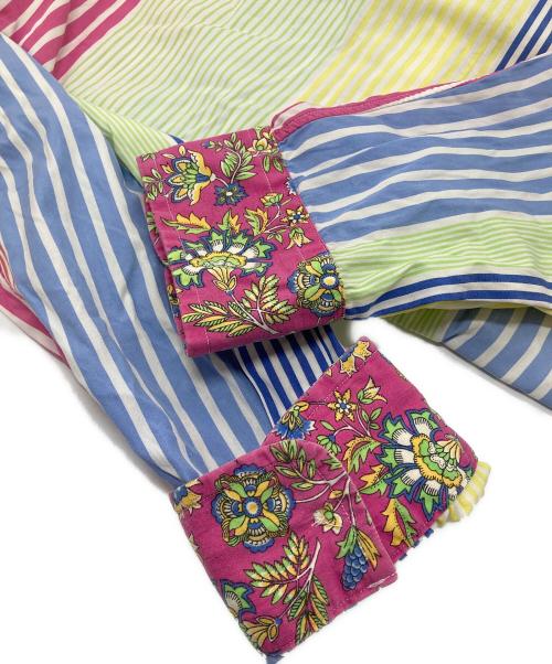 RALPH LAUREN（ラルフローレン）RALPH LAUREN (ラルフローレン) 【古着】90’S フラワー切替 クレイジーパターンボタンダウンシャツ　長袖シャツ　90年代 マルチカラー サイズ:Mの古着・服飾アイテム