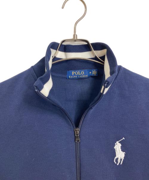 POLO RALPH LAUREN（ポロ・ラルフローレン）POLO RALPH LAUREN (ポロ・ラルフローレン) トラックジャケット　ジャージ　アウター　ライトアウター　ポニー刺繍 トリコロールカラー サイズ:Mの古着・服飾アイテム