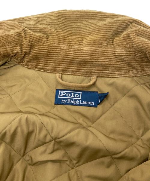 POLO RALPH LAUREN（ポロ・ラルフローレン）POLO RALPH LAUREN (ポロ・ラルフローレン) 【古着】90’Sキルティングジャケット　中綿ジャケット　アウター　90年代　アクティ21 ベージュ サイズ:Lの古着・服飾アイテム