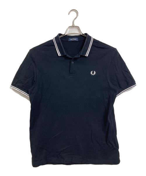FRED PERRY（フレッドペリー）FRED PERRY (フレッドペリー) ポロシャツ　半袖シャツ ブラック サイズ:XLの古着・服飾アイテム