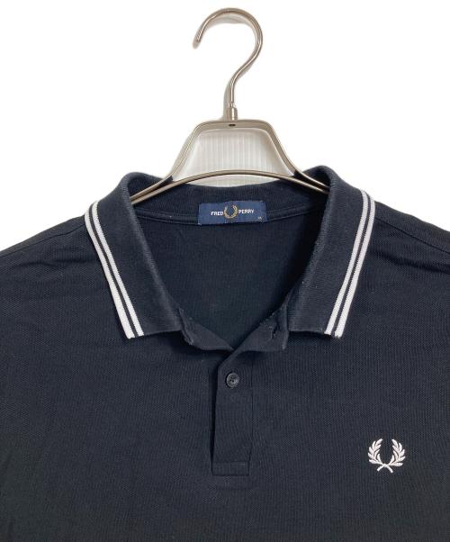 FRED PERRY（フレッドペリー）FRED PERRY (フレッドペリー) ポロシャツ　半袖シャツ ブラック サイズ:XLの古着・服飾アイテム