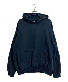 LOS ANGELES APPAREL（ロサンゼルスアパレル）の古着「14ozパーカー　起毛　オーバーサイズ」｜ブラック