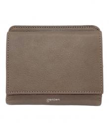 genten（ゲンテン）の古着「フレスコ 二つ折り財布　レザー財布」｜グレー