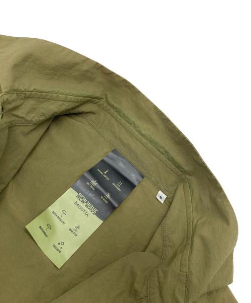 Bagutta（バグッタ）BAGUTTA (バグッタ) ナイロンシャツ　綿混シャツ オリーブ サイズ:Sの古着・服飾アイテム