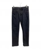 YCHAIイカイ）の古着「ヴィンテージウォッシュテーパードフィットストレッチブラックデニム」｜グレー