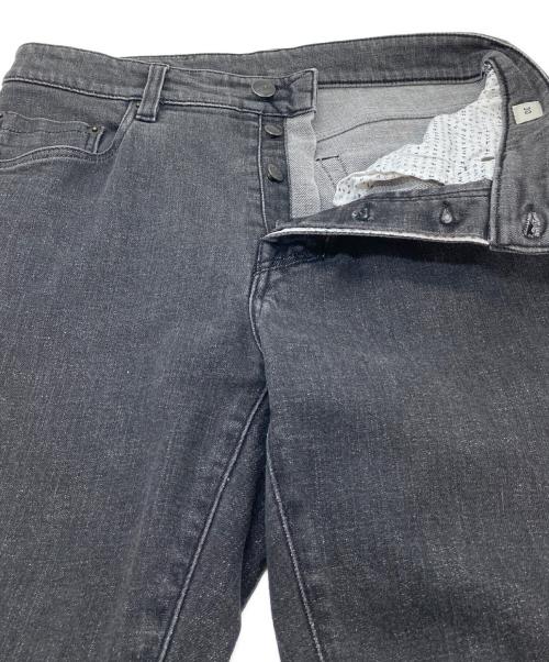 YCHAI（イカイ）YCHAI (イカイ) ヴィンテージウォッシュテーパードフィットストレッチブラックデニム グレー サイズ:30の古着・服飾アイテム