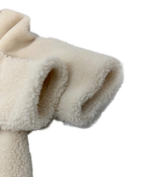 BEAUTY&YOUTH（ビューティーアンドユース）BEAUTY&YOUTH (ビューティーアンドユース) ボア×フェイクムートン リバーシブルブルゾン アイボリー サイズ:Sの古着・服飾アイテム