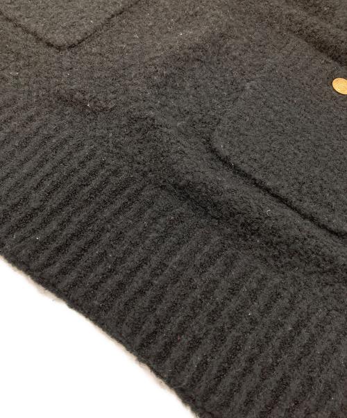 Curensology（カレンソロジー）Curensology (カレンソロジー) ニットベスト　オーバーサイズ ブラック サイズ:FREEの古着・服飾アイテム