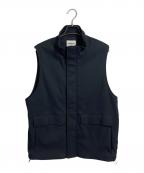 MONKEY TIMEモンキータイム）の古着「ポリエステル スタンド カラー ジップ ベスト」｜ブラック