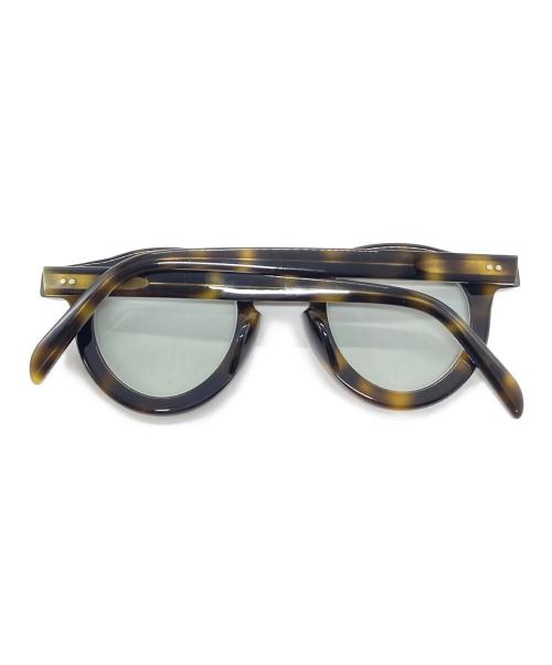 quepard（ギュパール）quepard (ギュパール) カラーレンズサングラス ブラウン×ブルー サイズ:実寸参照の古着・服飾アイテム