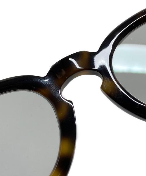 quepard（ギュパール）quepard (ギュパール) カラーレンズサングラス ブラウン×ブルー サイズ:実寸参照の古着・服飾アイテム