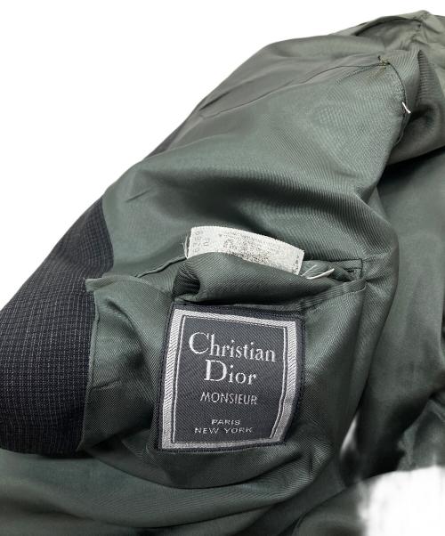 Christian Dior MONSIEUR（クリスチャンディオールムッシュ）Christian Dior MONSIEUR (クリスチャンディオールムッシュ) ダブルブレストジャケット　USA製 グレー サイズ:Lの古着・服飾アイテム