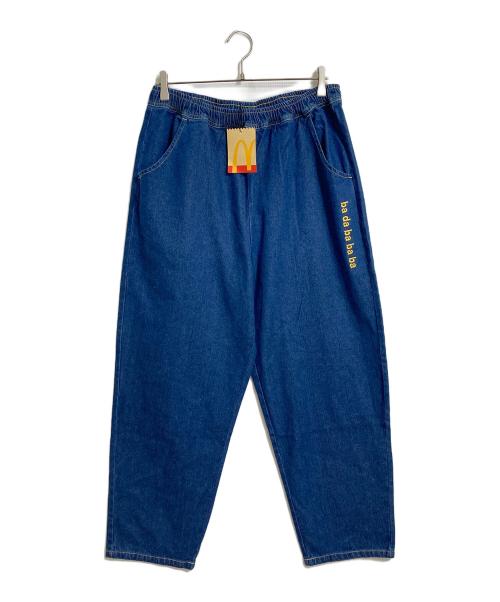 graniph（グラニフ）graniph (グラニフ) マクドナルド (マクドナルド) badabababa｜デニムパンツ インディゴ サイズ:Lの古着・服飾アイテム