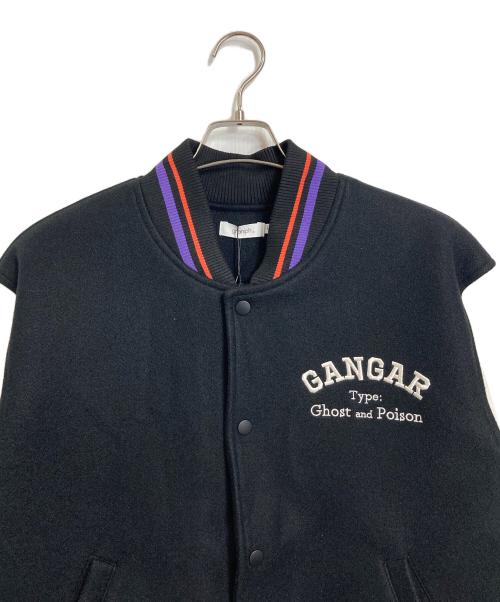 graniph（グラニフ）graniph (グラニフ) ポケットモンスター (ポケットモンスター) ピカチュウ＆ゲンガー｜スタジアムジャンパー　ゴースト　ポイズン　ニンテンドー ブラック×パープル サイズ:Lの古着・服飾アイテム