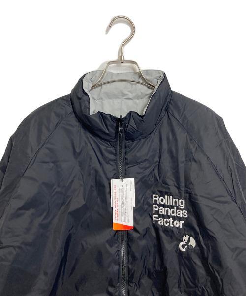 graniph（グラニフ）graniph (グラニフ) OLLING PANDAS リバーシブル中綿ジャケット ブラック×ホワイト サイズ:Lの古着・服飾アイテム